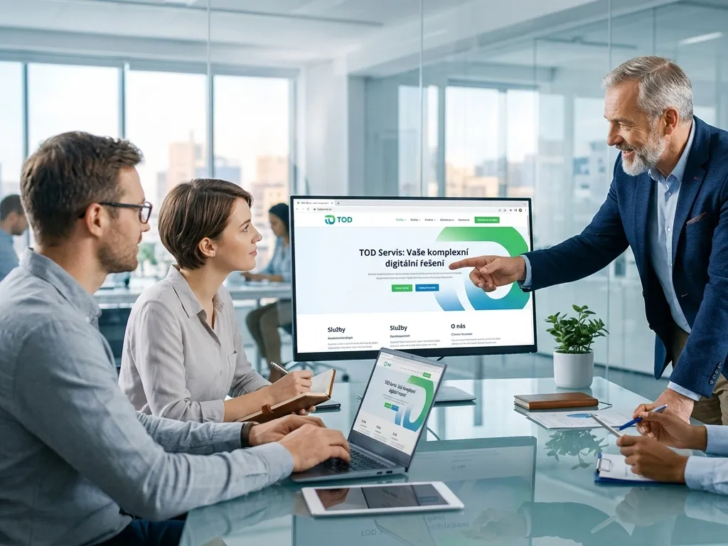 TOD servis: Landing pages a PPC výkon – ukázka reference